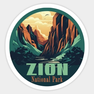 Zion National Park Sticker